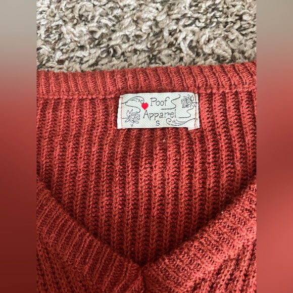 Burnt orange women’s sweater - Picture 6 of 7